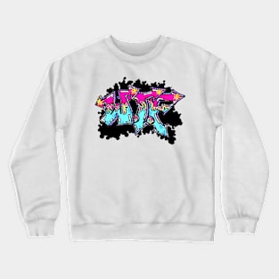 Graffiti Tag WTF by LEG Crewneck Sweatshirt